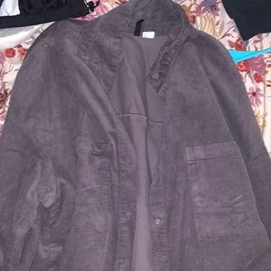 corduroy style button up